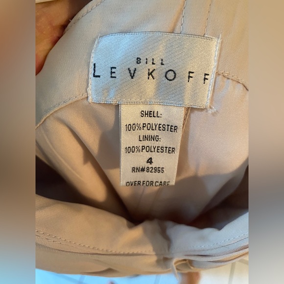 Bill Levkoff Cream Bridesmaids Dress - Picture 3 of 4